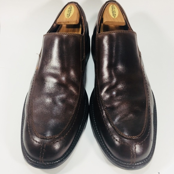 Johnston & Murphy Brown Leather Loafer Slipon Shoe main image 6